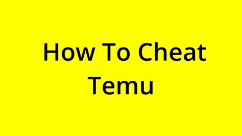 Free shipping. . How to cheat on temu